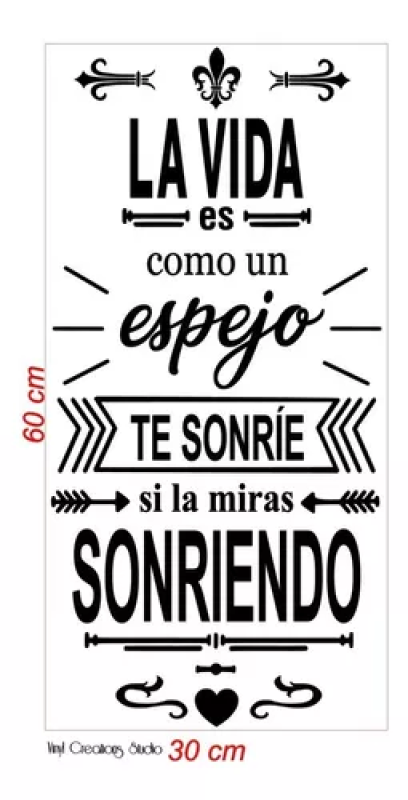 la vida es como un espejo te sonrie si la miras sonriendo.webp